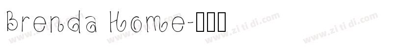 Brenda Home字体转换